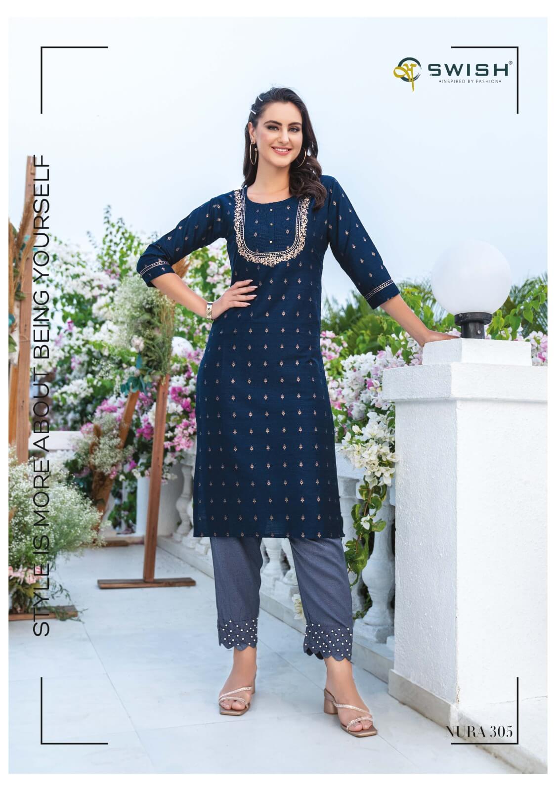 Swish Nura Vol 3 301 To 306 Kurti With Bottom Catalog